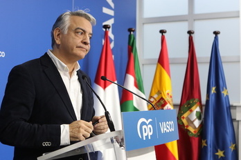 El presidente del PP vasco y cabeza de lista para las autonómicas, Javier de Andrés.