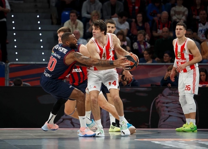 Codi Miller-McIntyre estará solo ante el peligro ante el Estrella Roja de Belgrado.