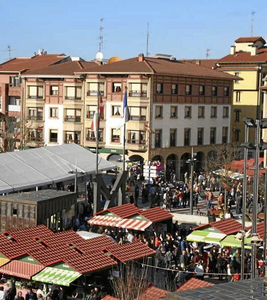 San Antontxu eguneko azokaren artxiboko irudia.