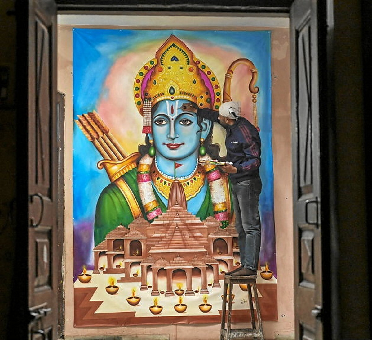 Tenpluaren prestaketak (Arun SANKAR / AFP)