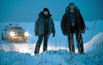 «True Detective Night Country» telesail berriaren fotograma bat.