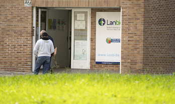 Oficina de Lanbide en Donostia.