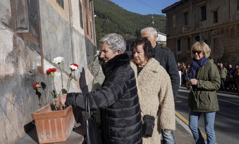 Acto en recuerdo de las víctimas del atentado contra el bar Aldana.