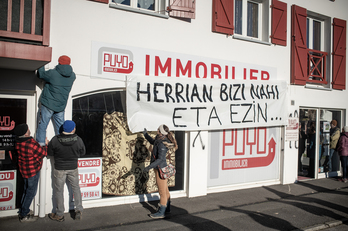 Hazparnen egindako ekintzaren argazkia.