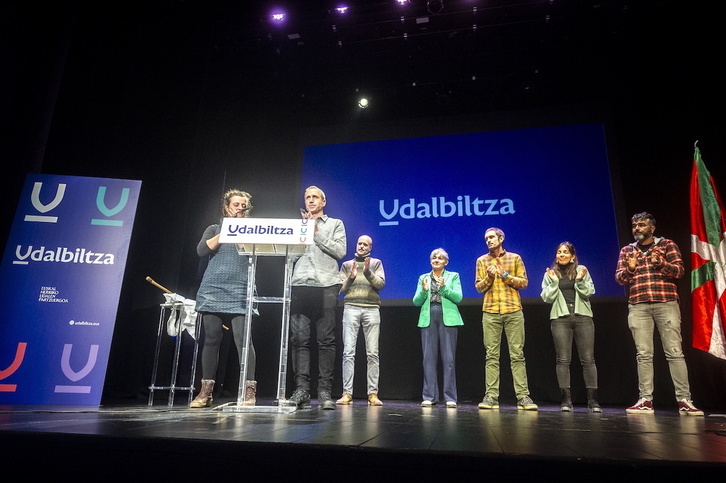 Udalbiltzak ekitaldia egin du Bergaran.