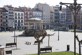 Iruñeako Gaztelu Plaza.