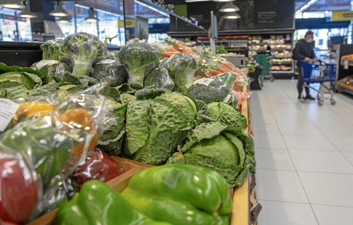 Imagen de archivo de un supermercado.