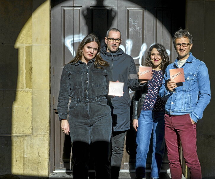 Tenpora taldeak laugarren diskoa aurkeztu zuen atzo.