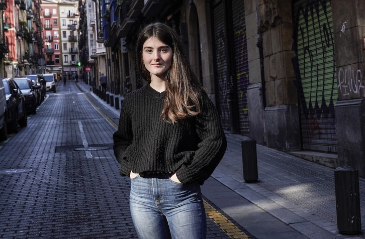 Nikole Ziarrusta, antropologiako ikaslea eta Ernaiko kidea