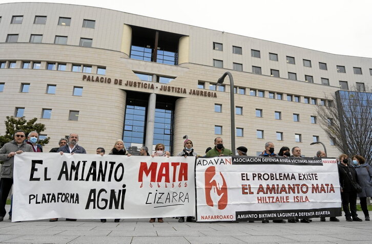 Concentración de Adavan y de la plataforma AGNI, en una imagen de archivo.