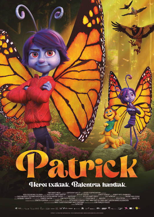 Hego Euskal Herriko hainbat aretok ‘Patrick’ filma euskaraz ikusteko aukera eskainiko dute ostiralean.