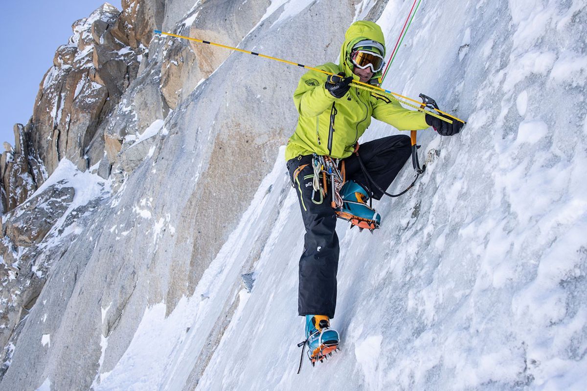 Ravanel, Triangle du Taculen lanean; udan batean izotz geruzak 48 zentimetro galdu ditu. (L. RAVANEL)