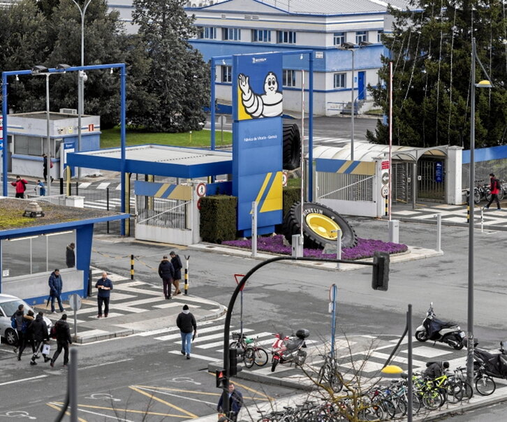 Instalaciones de Michelin en Gasteiz.
