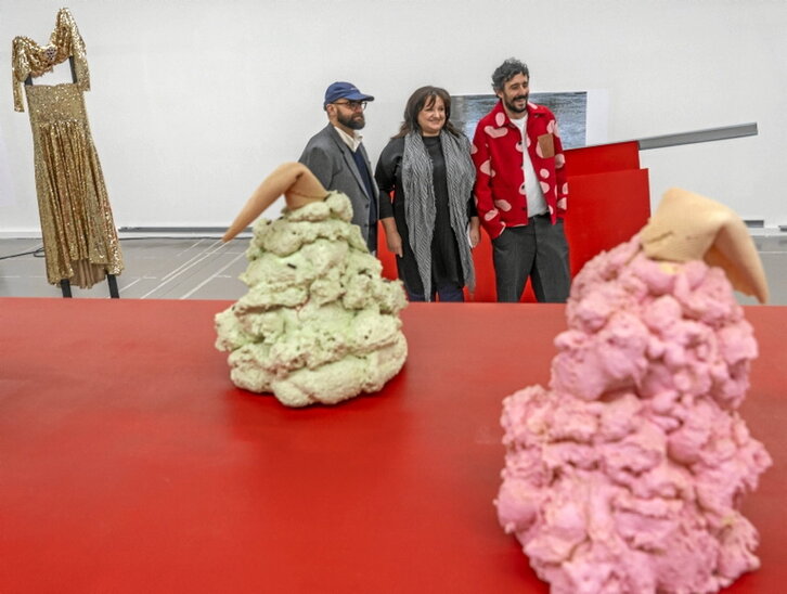 Canicoba, Montero y Macarro, en la muestra.