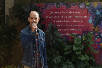 Asier González ha agradecido un año más el homenaje a su hermana Yolanda.