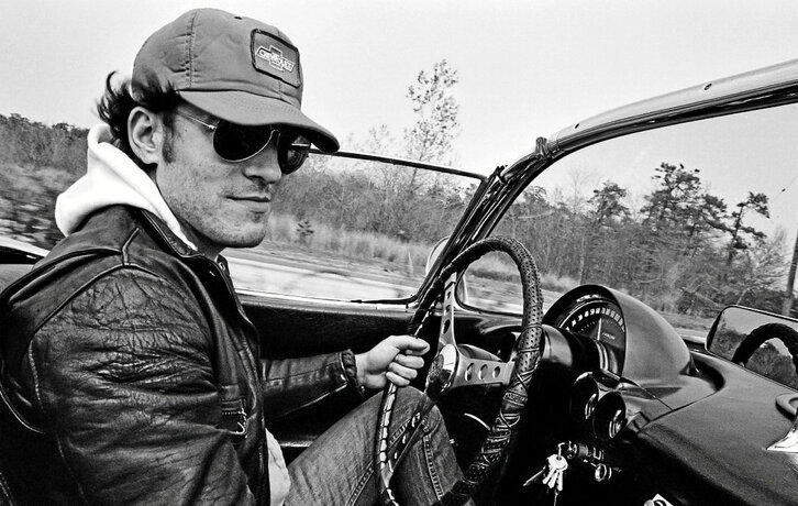 Springsteen, de escapada automovilística en el año 1978. Fotografías:  Lynn Goldsmith
