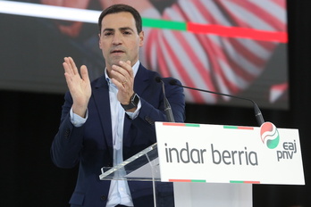 Imanol Pradales, candidato del PNV a Lehendakari.