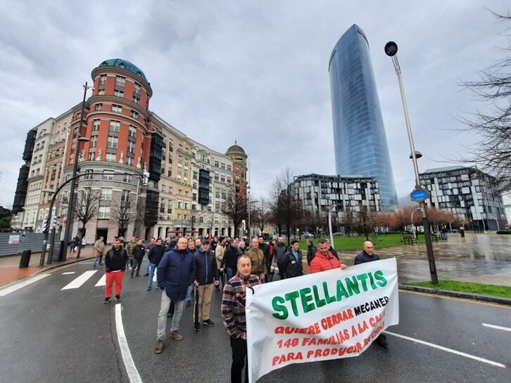 ELAren mobilizazioa Mecanerreko enplegu erregulazioko espedientearen aurka, 2023an.