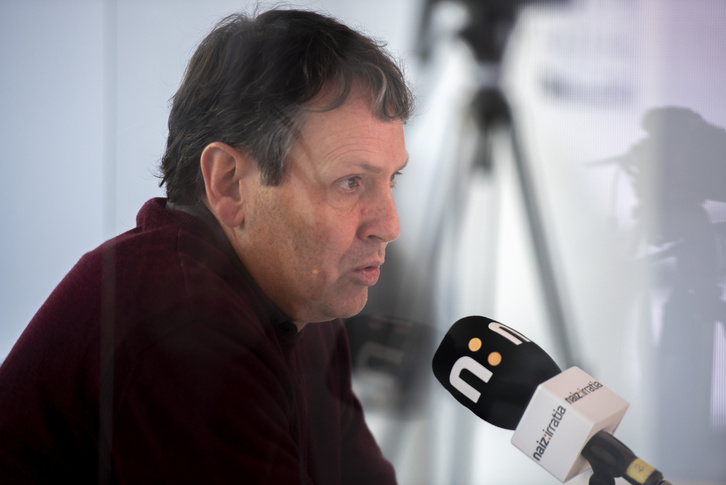 Iñaki Altuna NAIZeko Donostiako erredakzioan 