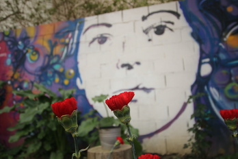 La imagen de Yolanda González, en el homenaje realizado este pasado domingo.