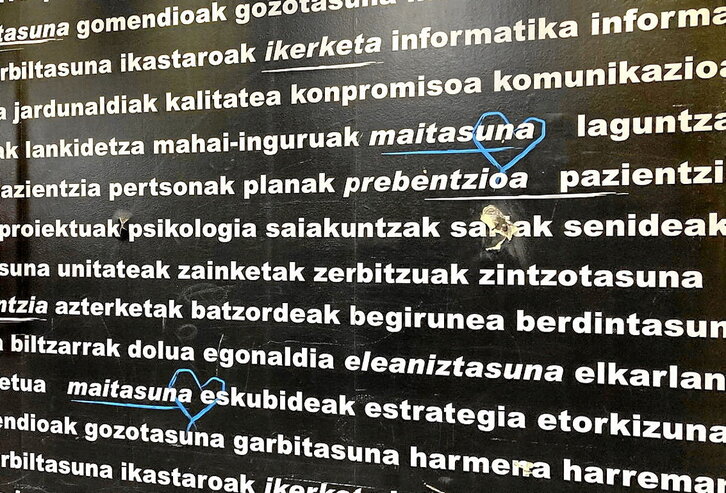 Hitz egiten duen horma bat ospitale batean.