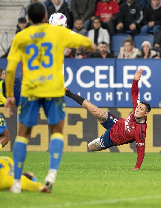 Chimy Ávila cerró su etapa en Osasuna.