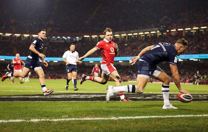 Escocia se las prometía felices con el doblete de Van der Merwe, pero terminó pidiendo la hora ante Gales.