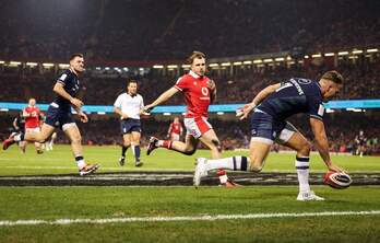 Escocia se las prometía felices con el doblete de Van der Merwe, pero terminó pidiendo la hora ante Gales.