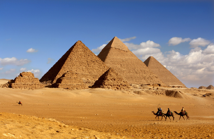 Micerino es la menor de la necrópolis de Giza.