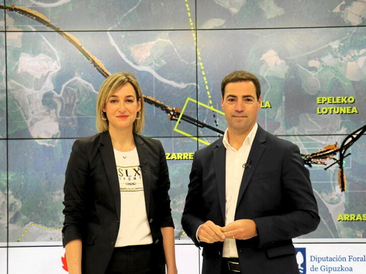 Ubarretxena eta Pradales, aurkezpenean.