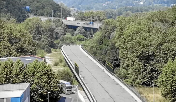 Imagen de archivo de las obras del TAV en Astigarraga.