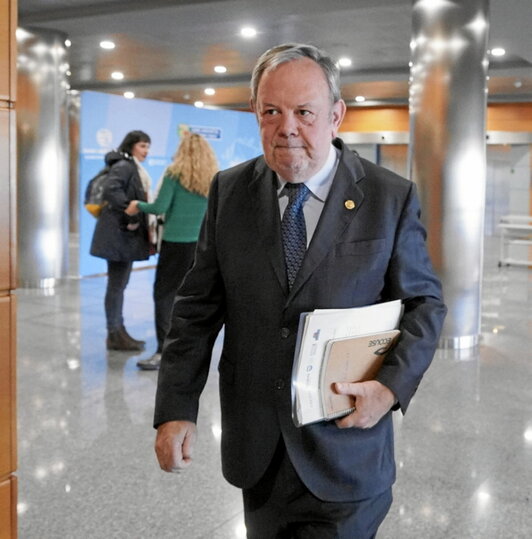 El consejero Pedro Azpiazu presidió su último CVF.