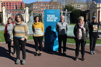 Grupo promotor de Personas Torturadas de Euskal Herria, hoy en Bilbo.