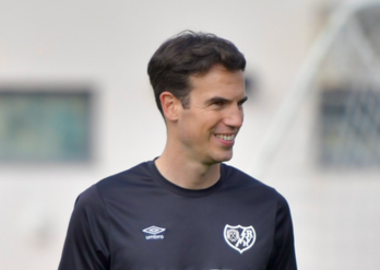 Iñigo Pérez ha dirigido este miércoles su primer entrenamiento.