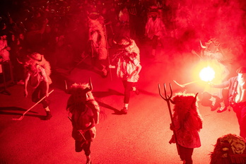 Momotxorroak, astearte honetan Altsasuko kaleak astintzen.