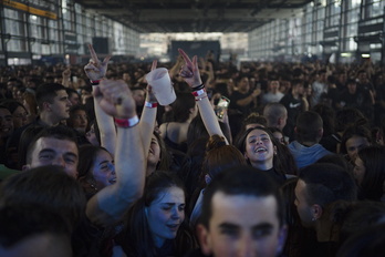 Jendez lepo izan zen iaz Landako gunea 40 Minutu Rock jaialdian.