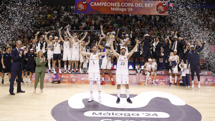 Por primera vez desde 2020, el Real Madrid le vanta la Copa.