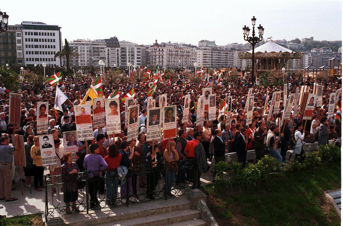 1999ko Aberri Eguna Donostian, Udalbiltzak deituta. (Juan Carlos RUIZ/FOKU)