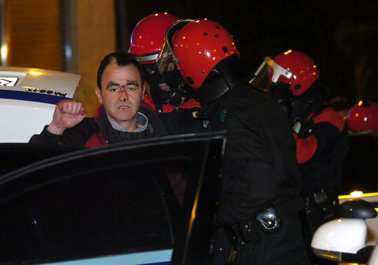 Andoni Txasko, la Policía Armada lo dejó casi ciego en 1976 y la Ertzaintza le golpeó e intentó encarcelar en 2006.