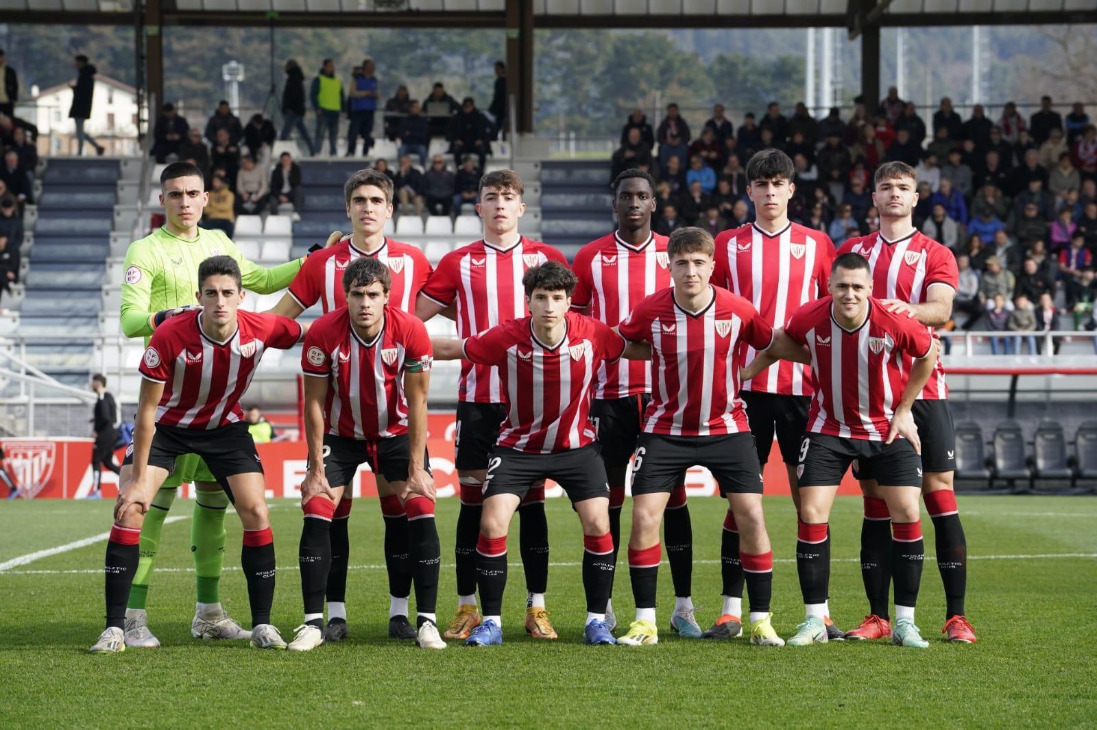 Bilbao Athleticek Alaves B-ren aurka ateratako hamaikakoa. (@AthlteticClub) Bilbao Athleticek Alaves B-ren aurka ateratako hamaikakoa. (@AthlteticClub)