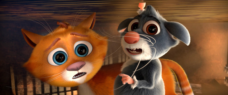 Vincent eta bere lagun Maurice.