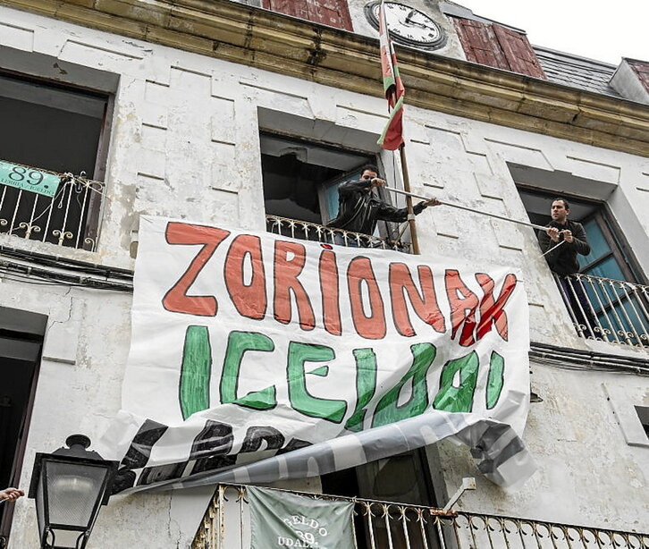 Celebración de la desanexión en 2013.