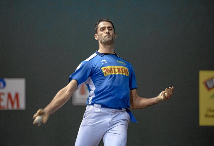 Jon Ander Albisu sujetó el partido en los momentos críticos y su actuación fue clave en el triunfo de los de Baiko.