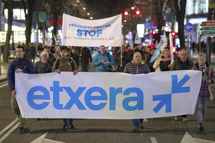 Otsaileko azken ostiraleko mobilizazioa, Bilbon.