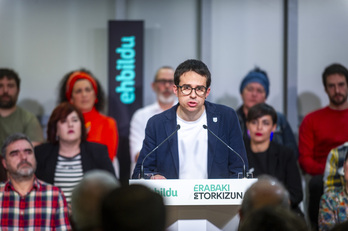 Otxandiano, en la presentación de las listas alavesas.