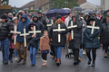 Europapress_4224771_30_january_2022_northern_ireland_londonderry_people_carry_crosses_as_they