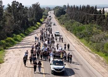 Marcha israelí a Jerusalén en exigencia de un canje de rehenes por prisioneros palesinos