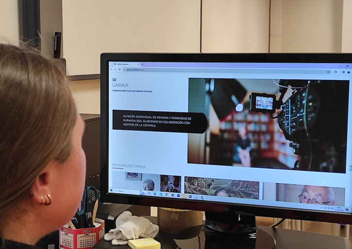 ‘Garaia, Durangaldeko ikus-enztunezko biltegia’ aurkeztu dute.