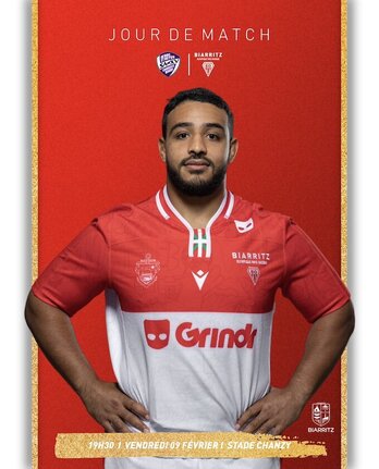 Zakaria El Fakir con el uniforme de BO.