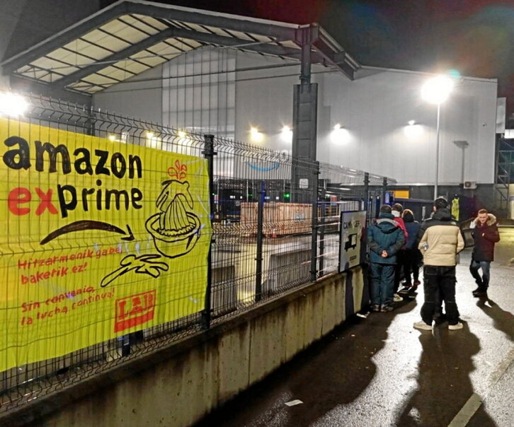 Greba eguna dute gaur ere Trapagarango Amazonen.